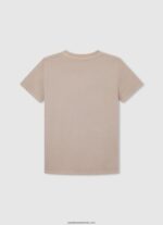 tricou cu imprimeu cu logo băiat Pepe Jeans malţ 6Z0R461652 - imagine 2