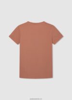 tricou cu imprimeu cu logo băiat Pepe Jeans portocala de dovleac 6Z0R461617 - imagine 2