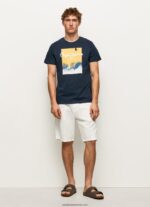 tricou cu imprimeu cu logo bărbați Pepe Jeans dulwich 6Z0R46979 - imagine 2