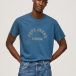 tricou cu imprimeu cu logo bărbați Pepe Jeans jarman 6Z0R46951