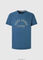 tricou cu imprimeu cu logo bărbați Pepe Jeans jarman 6Z0R46951 - imagine 5