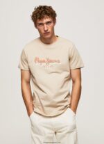 tricou cu imprimeu cu logo bărbați Pepe Jeans malţ 6Z0R46993 - imagine 3