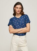 tricou cu imprimeu floral femei Pepe Jeans multi 6Z0R46444