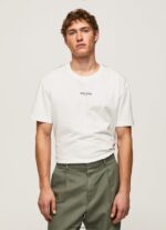 tricou cu imprimeu foto bărbați Pepe Jeans alb 6Z0R46981 - imagine 2