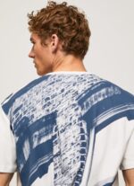 tricou cu imprimeu foto bărbați Pepe Jeans alb 6Z0R46981 - imagine 5