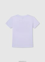 tricou cu imprimeu foto fată Pepe Jeans alb 6Z0R461457 - imagine 2