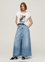 tricou cu imprimeu foto femei Pepe Jeans alb 6Z0R46387 - imagine 2