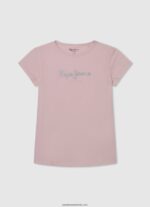 tricou cu imprimeu în dungi fată Pepe Jeans ocean 6Z0R461467 - imagine 5