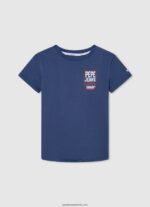 tricou cu imprimeu pentru motociclete băiat Pepe Jeans alb 6Z0R461644 - imagine 5