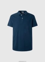 tricou cu logo bărbați Pepe Jeans marina 6Z0R461078 - imagine 5