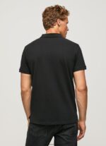 tricou cu logo bărbați Pepe Jeans negru 6Z0R461086 - imagine 4