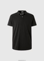 tricou cu logo bărbați Pepe Jeans negru 6Z0R461086 - imagine 5