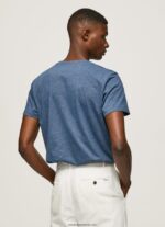tricou cu logo brodat bărbați Pepe Jeans jarman 6Z0R46975 - imagine 4