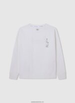 tricou cu logo brodat din bumbac băiat Pepe Jeans marnă cenușie 6Z0R461588 - imagine 4