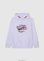 tricou cu logo brodat din bumbac băiat Pepe Jeans marnă cenușie 6Z0R461588 - imagine 5