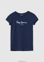 tricou cu logo cu sclipici fată Pepe Jeans dulwich 6Z0R461428