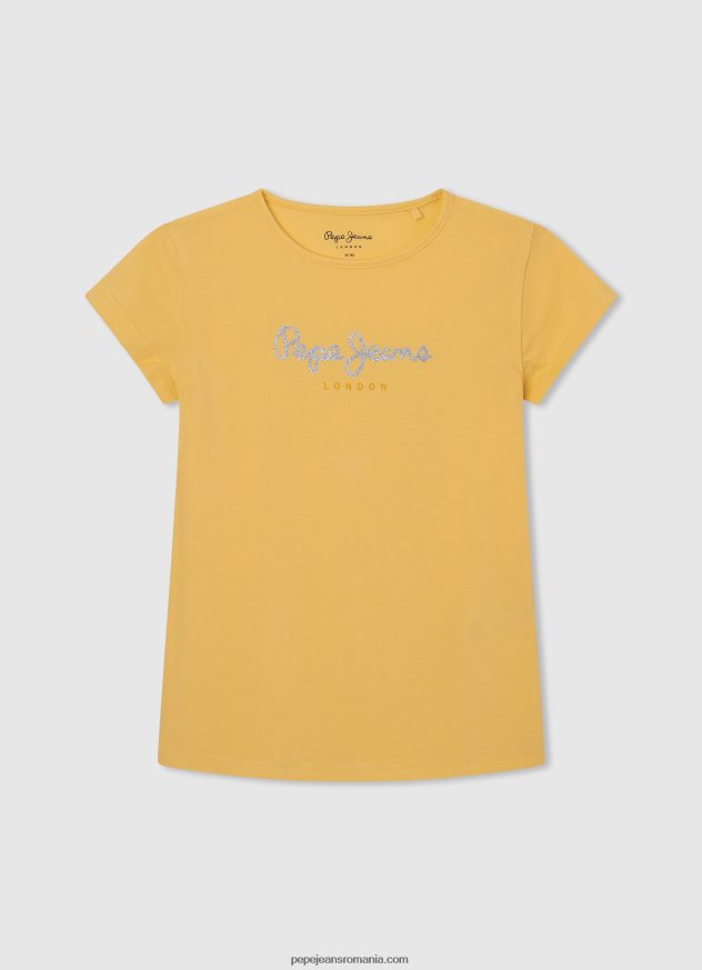 tricou_cu_logo_cu_sclipici_fata_pepe_jeans_stralucire_6z0r461468.jpg tricou cu logo cu sclipici fată Pepe Jeans strălucire 6Z0R461468 - imagine 1