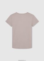 tricou cu logo imprimat băiat Pepe Jeans malţ 6Z0R461616 - imagine 2