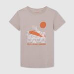 tricou cu logo imprimat băiat Pepe Jeans malţ 6Z0R461616