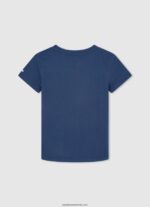 tricou cu logo-ul steagului băiat Pepe Jeans jarman 6Z0R461640 - imagine 2