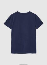 tricou cu steag și logo băiat Pepe Jeans dulwich 6Z0R461624 - imagine 2