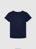 tricou cu steag și logo băiat Pepe Jeans dulwich 6Z0R461624 - imagine 4
