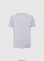tricou de bază cu logo băiat Pepe Jeans marnă cenușie 6Z0R461629 - imagine 2