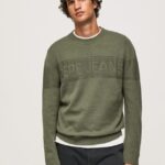 tricou din bumbac cu gât rotund bărbați Pepe Jeans turnare 6Z0R46856