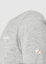 tricou din bumbac cu logo imprimat bărbați Pepe Jeans marnă cenușie 6Z0R461013 - imagine 5