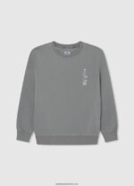 tricou din bumbac cu logo vertical băiat Pepe Jeans studio roșu 6Z0R461608 - imagine 5