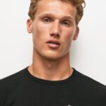 tricou din bumbac cu maneca lunga bărbați Pepe Jeans negru 6Z0R461008