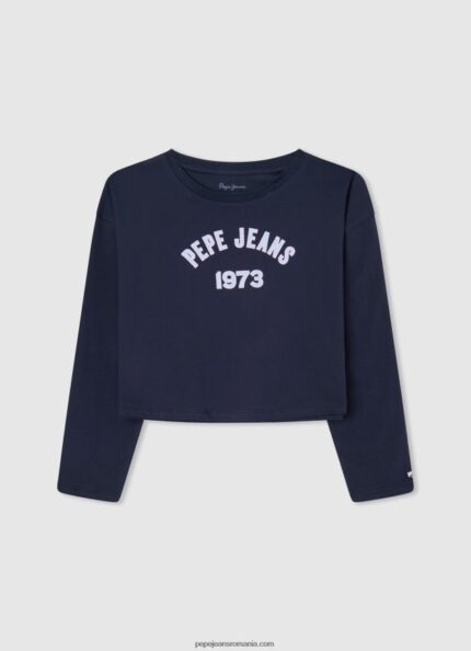 tricou din bumbac cu maneca lunga fată Pepe Jeans dulwich 6Z0R461437