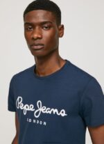 tricou din bumbac cu maneca scurta bărbați Pepe Jeans marina 6Z0R461005 - imagine 2