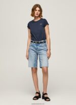 tricou din bumbac cu maneca scurta femei Pepe Jeans dulwich 6Z0R46430 - imagine 2