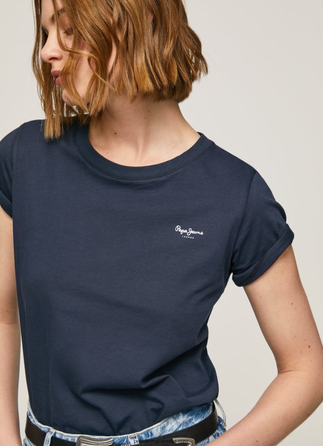 tricou din bumbac cu maneca scurta femei Pepe Jeans dulwich 6Z0R46430 - imagine 3