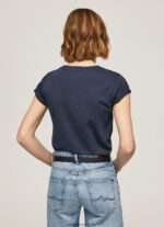 tricou din bumbac cu maneca scurta femei Pepe Jeans dulwich 6Z0R46430 - imagine 4