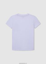 tricou din bumbac pentru cabina telefonica băiat Pepe Jeans alb 6Z0R461654 - imagine 2