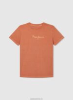 tricou din bumbac pentru cabina telefonica băiat Pepe Jeans alb 6Z0R461654 - imagine 5