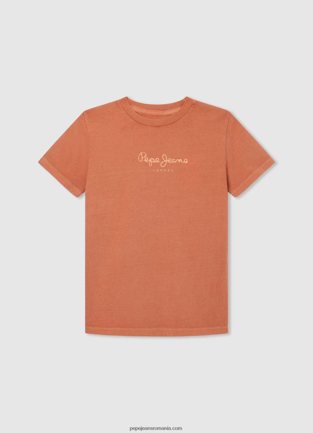 tricou din bumbac pentru cabina telefonica băiat Pepe Jeans alb 6Z0R461654 - imagine 5