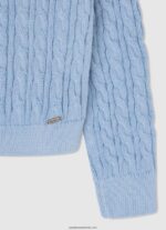 tricou împletit cu guler rotunjit fată Pepe Jeans dafin 6Z0R461406 - imagine 3