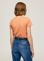 tricou imprimat femei Pepe Jeans piersică 6Z0R46455 - imagine 4