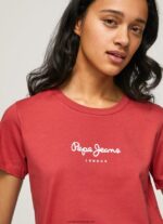 tricou imprimat femei Pepe Jeans studio roșu 6Z0R46456 - imagine 3