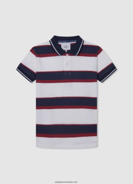 tricou polo cu imprimeu în dungi băiat Pepe Jeans jarman 6Z0R461670