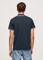 tricou polo cu logo brodat piqué bărbați Pepe Jeans dulwich 6Z0R461076 - imagine 5