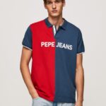 tricou polo piqué bloc de culoare bărbați Pepe Jeans jarman 6Z0R461082