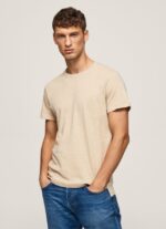 tricou simplu din bumbac bărbați Pepe Jeans malţ 6Z0R46996