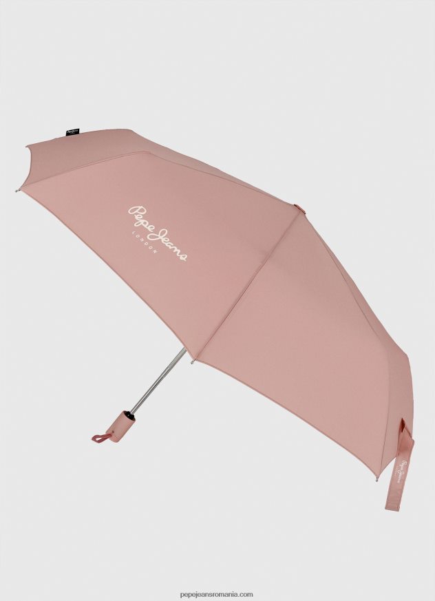 umbrelă automată pliabilă macy femei Pepe Jeans trandafir de frasin 6Z0R46788 - imagine 1