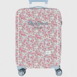 valiza troler 55cm abs fată Pepe Jeans multi 6Z0R461521